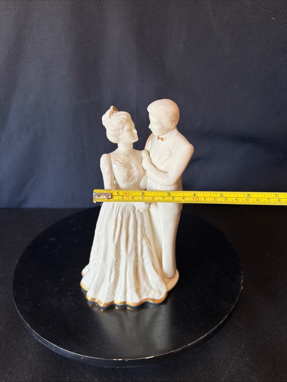 Lenox Wedding Promises‎ "First Dance" bride and groom cake topper Vintage - Picture 9 of 9
